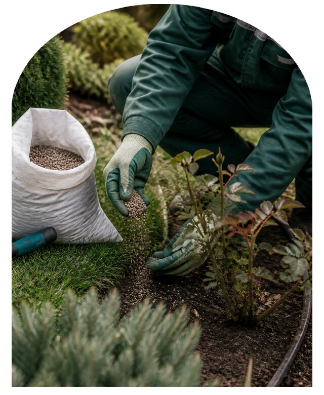 Профессиональное удобрение растений для садов и газонов в Новомосковске